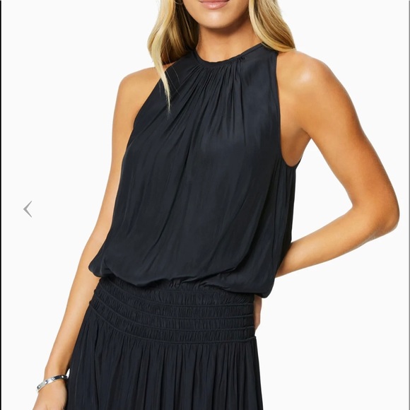 Ramy Brook Audrey Halter Waist Midi Dress - Picture 3 of 9